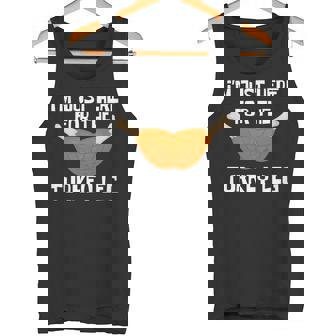 ターキー・レッグ・ファニー・サンクスギビング・ターキーのためにここに来たんだ 長袖tシャツ タンクトップ - Kawaiitshirt