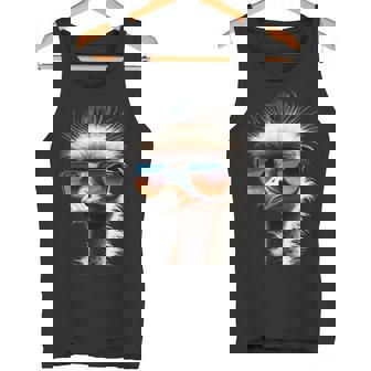 ダチョウ 鳥 エミュー ラタイト 私はダチョウが大好きです 疑惑のダチョウ タンクトップ - Kawaiitshirt