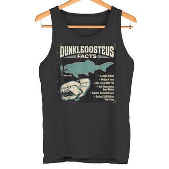 ダンクルオステウス Dunkleosteus Facts 古代魚 恐竜 海洋 生物 学習 図解 タンクトップ - Kawaiitshirt
