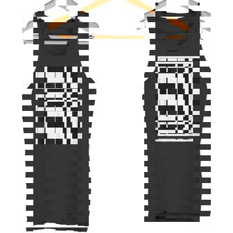 チェッカー柄チェス タンクトップ - Kawaiitshirt