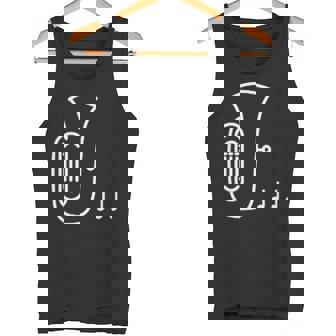 チューバ 楽器 吹奏楽 オーケストラ シンプル 音楽 タンクトップ - Kawaiitshirt