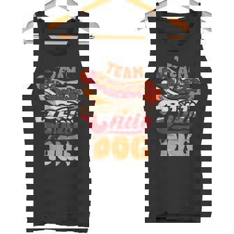 チーム・チリ・ドッグ 面白いチリコンカーン ホットドッグ好きのフードトラック タンクトップ - Kawaiitshirt