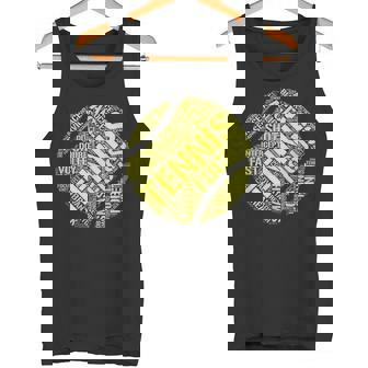 テニス 面白いtシャツ ボール おもしろ 服 ネタ メンズ レディース テニス部 おもしろグッズ 大人 子供 タンクトップ - Kawaiitshirt