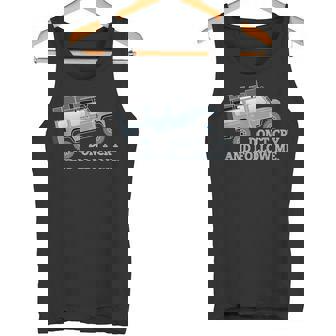ディフェンダー ルーフテント オフロード 4X4 トラベル 乗り物 ギフト 面白い タンクトップ - Kawaiitshirt