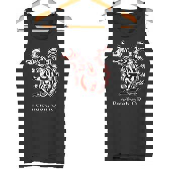 トライバル リス ペンドルトン オレゴン Pnw ネイティブアメリカン タンクトップ - Kawaiitshirt