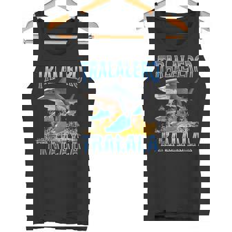 トララレロトララーラシャークミーム タンクトップ - Kawaiitshirt