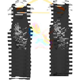 トリケラトプス 恐竜大好き かわいいトリケラトプス タンクトップ - Kawaiitshirt