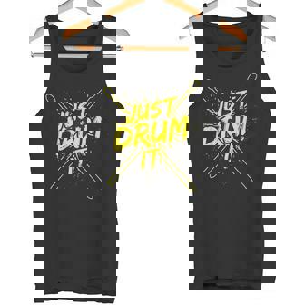 ドラムドラマーのドラマーミュージシャン衣装ドラマー タンクトップ - Kawaiitshirt