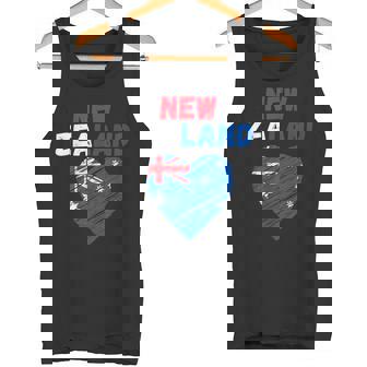 ニュージーランド国旗 ホリデーハート ニュージーランド国旗 タンクトップ - Kawaiitshirt
