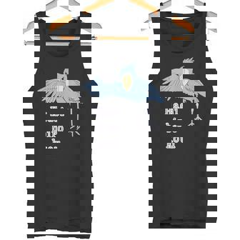 ハシビロコウさん 『ウェルカム』どうぶつフレンズ 動物園の生き物 大きな鳥 タンクトップ - Kawaiitshirt