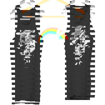 ハロウィーン 白いウサギ 不思議の国のアリス タンクトップ - Kawaiitshirt