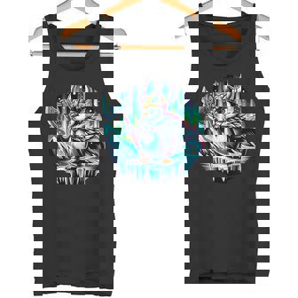 バイキング ペンギン ヘルメット 斧 ポーラーライト タンクトップ - Kawaiitshirt