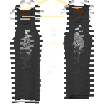 バーニー-サンダース-ミトン-ミーム タンクトップ - Kawaiitshirt