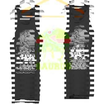 メンズ パパサウルス 恐竜 パパザウルス 父 誕生 誕生日 タンクトップ - Kawaiitshirt