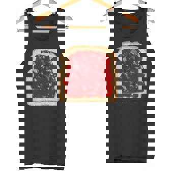 パン ジャムトースト グルテン タンクトップ - Kawaiitshirt