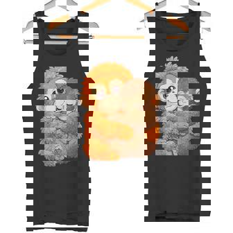 パンチくんとぬいぐるみ パンチザモンキー ニホンザル タンクトップ - Kawaiitshirt