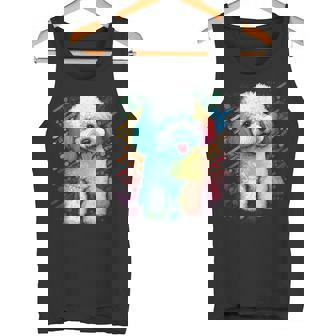 ビション・フリーゼ好きのかわいいビション・フリーゼの犬 タンクトップ - Kawaiitshirt