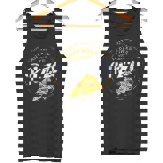 ピザナポリタンレトロスナックビンテージチーズデザイン タンクトップ - Kawaiitshirt