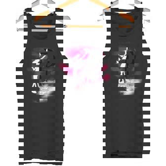 ピンクパンサー ル ピンクシルエット 霧の中 長袖tシャツ タンクトップ - Kawaiitshirt