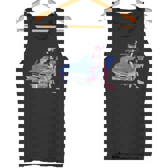 ピンクパンサー ヴィンテージ 1964 コンバーチブル 車 クール キャット タンクトップ - Kawaiitshirt