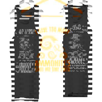 ファニー アンモナイト 化石ギフト メンズ レディース クールな貝殻 ラブ タンクトップ - Kawaiitshirt