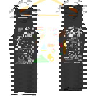 フィリピン フィリピンのアイコン お土産旅行 タンクトップ - Kawaiitshirt