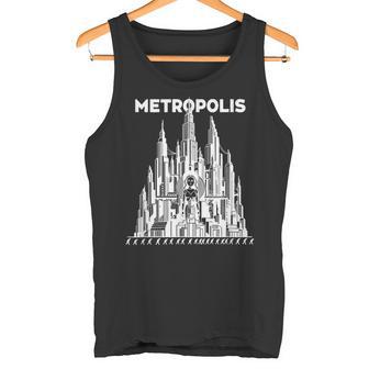 フリッツ・ラングのメトロポリス サイレントsfクラシック タンクトップ - Kawaiitshirt