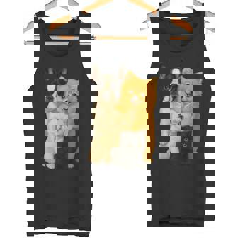 フレンチブルドッグ ポメラニアン エキゾチック ショートヘア マンチキン 猫 タンクトップ - Kawaiitshirt