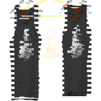 フレンチブルドッグ 犬 アイスクリームを食べる犬 面白い かわいい タンクトップ - Kawaiitshirt