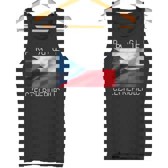 プラハtシャツ 素敵なチェコ共和国の国旗 お土産 タンクトップ - Kawaiitshirt