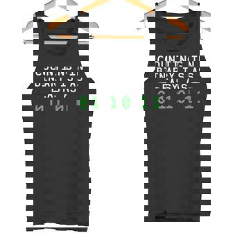 プログラマー カウントイン バイナリコード バイナリコーディング タンクトップ - Kawaiitshirt