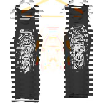 ホピ族アート シャーマン ネイティブ南西アメリカ インディアン スタイル 長袖tシャツ タンクトップ - Kawaiitshirt