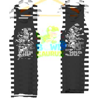ボウリング 恐竜 Tレックス キュート グラフィック キッズ 幼児 男の子 ボウラー タンクトップ - Kawaiitshirt