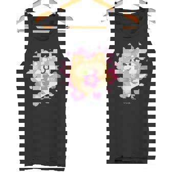 ボンレス犬とボンレス猫 桜 ボンレス犬 タンクトップ - Kawaiitshirt