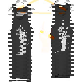 ボーカルマイクを持つロックシンガーの手 タンクトップ - Kawaiitshirt