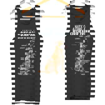 ボーダーテリアの解剖学 長袖tシャツ タンクトップ - Kawaiitshirt