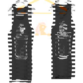 ポケットの中のかわいい馬 タンクトップ - Kawaiitshirt