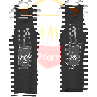 ポッキーポケット チョコレート ジャパン デザート 楽しいギフト タンクトップ - Kawaiitshirt