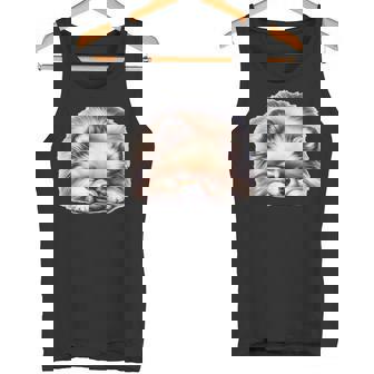 ポメラニアン × ポメラニアン 犬 寝ている タンクトップ - Kawaiitshirt