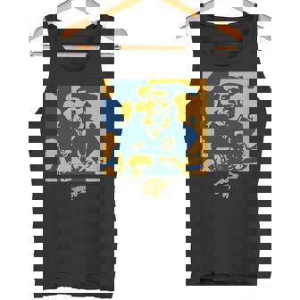 マラドーナボカアブストラクト 長袖tシャツ タンクトップ - Kawaiitshirt