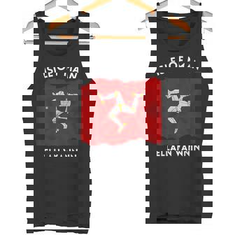 マン島国旗 マンクス語「エラン・ヴァンニン」トリスケリオン タンクトップ - Kawaiitshirt