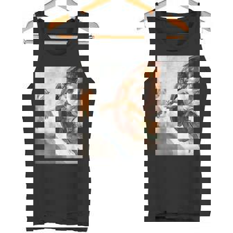 ミケランジェロの愉快な創作猫ミーム。 タンクトップ - Kawaiitshirt