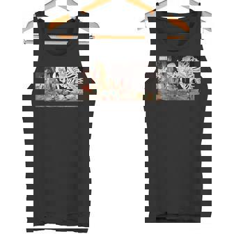 ミツクニ スケルトンスペクターに逆らう 歌川国芳作 タンクトップ - Kawaiitshirt