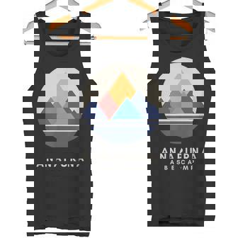 ミニマルなアンナプルナベースキャンプ 山モチーフ ハイキング タンクトップ - Kawaiitshirt