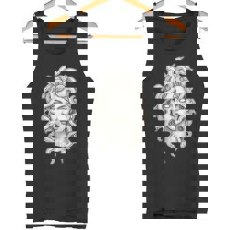 メデューサ ゴシック 女神 蛇 タトゥー タンクトップ - Kawaiitshirt