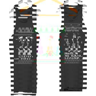 メレカリキマカハワイアンクリスマスウクレレ醜いデザインシャツ タンクトップ - Kawaiitshirt