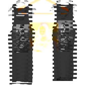 モナリザ パンク風 パロディデザイン タンクトップ - Kawaiitshirt