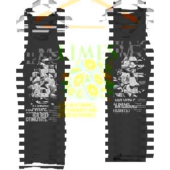 ライム 面白い 高い ビタミンc 抗酸化剤 その他の栄養素 タンクトップ - Kawaiitshirt