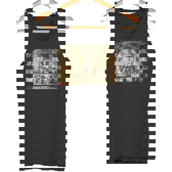 ラファエルによるアテネの学校1511 タンクトップ - Kawaiitshirt