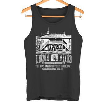 リンカーンニューメキシコ旧裁判所ビリー・ザ・キッド・エスケープス タンクトップ - Kawaiitshirt